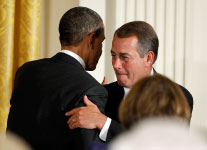 President Obama and House Speaker Boehner (Reuters/Jason Reed)