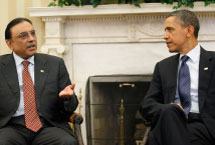 Pakistani President Zardari and US President Obama (Reuters/Jason Reed)