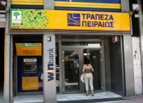  Piraeus bank branch in Athens (Reuters/John Kolesidis)