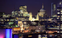 The financial district of the City of London as seen at dusk (Reuters/Toby Melville)