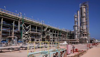 The Libyan Oil Refining Company in Ras Lanuf. (REUTERS/Youssef Boudlal)