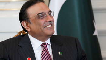 Pakistan's President Asif Ali Zardari. (REUTERS/Murad Sezer)