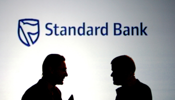 Standard Bank logo. (REUTERS/Siphiwe Sibeko)