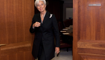 IMF Managing Director Christine Lagarde. (REUTERS/Joshua Roberts)