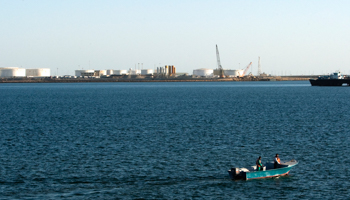 Oil docks at the port of Kalantari in the city of Chabahar. (REUTERS/Raheb Homavandi)