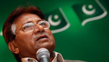 The former president of Pakistan, Pervez Musharraf. (REUTERS/Andrew Winning)