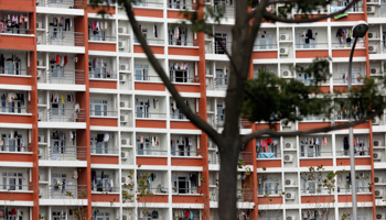 An apartment block in Shanghai. (REUTERS/Carlos Barria)