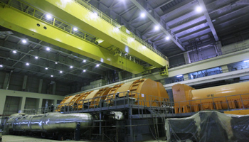 An interior view of the Bushehr nuclear power plant. (REUTERS/Mehr News Agency/Majid Asgaripour)