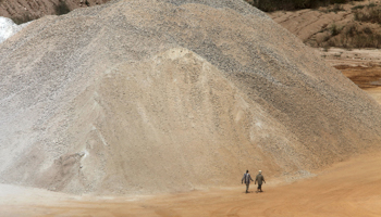 The Dangote Cement mine in Kogi state. (REUTERS/Akintunde Akinleye)