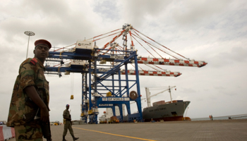 DP World's Doraleh container terminal in Djibouti. (REUTERS/Ahmed Jadallah)