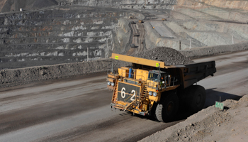 A truck hauling zinc ore. (REUTERS/Handout)