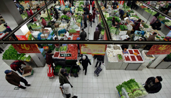 A market in Beijing. (REUTERS/Soo Hoo Zheyang)