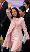 Nadine Heredia, wife of President Ollanta Humala (REUTERS/Pilar Olivares)