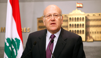 Prime Minister Najib Mikati. (REUTERS/Mohamed Azakir)