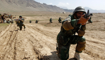 Afghan National Army recruits in training. (REUTERS/Omar Sobhani)