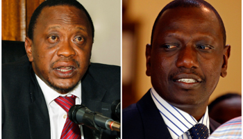 Uhuru Kenyatta and William Ruto, two of those accused before the ICC. (REUTERS/Reuters Staff)