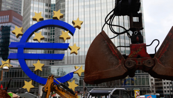 The European Central Bank headquarters in Frankfurt. (REUTERS/Alex Domanski)