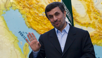 President Mahmoud Ahmadi-Nejad. (REUTERS/Caren Firouz)