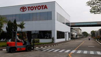 The Toyota manufacturing plant at Karawang, Indonesia. (REUTERS/Beawiharta Beawiharta)