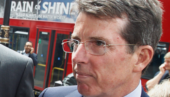 Barclays bank former Chief Executive Bob Diamond arrives at a parliamentary hearing in London. (REUTERS/Luke MacGregor)