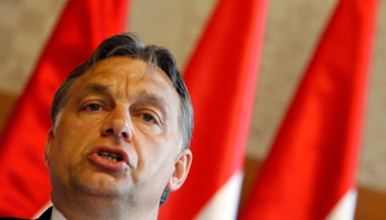 Hungarian Prime Minister Viktor Orban.(REUTERS/Bernadett Szabo)