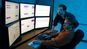 Department of Homeland Security researchers work at the Idaho National Laboratory (REUTERS/Handout)