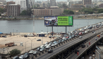 Heavy traffic in Lagos (REUTERS/Akintunde Akinleye)