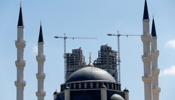 A residential tower under construction in Istanbul (REUTERS/Murad Sezer)