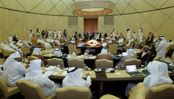 GCC finance ministers attend a meeting in Riyadh (REUTERS/Fahad Shadeed)