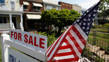 A for-sale sign at a home in Washington (REUTERS/Jonathan Ernst)