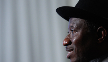 President Goodluck Jonathan (REUTERS/Eduardo Munoz)