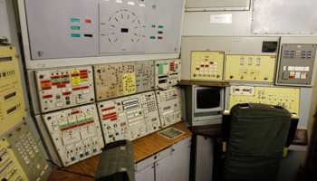 A former missile control room at a museum in Ukraine (REUTERS/Gleb Garanich)