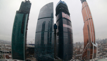 The new Moscow International Business Centre (REUTERS/Sergei Karpukhin)
