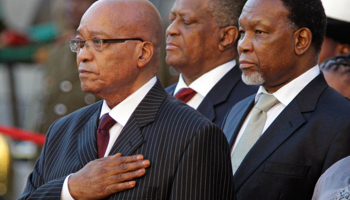 President Jacob Zuma and Deputy President Kgalema Motlanthe (REUTERS/POOL New)