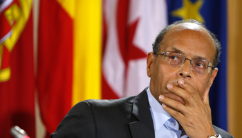 Tunisian President Moncef Marzouki attends a summit of Mediterranean neighbours in Malta (REUTERS/Darrin Zammit Lupi)