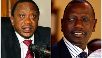 Uhuru Kenyatta and William Ruto (REUTERS/Reuters Staff)