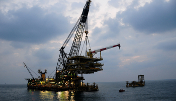 Offshore platform of Aramco's Karan non-associated gas field in Saudi Arabia's territorial waters (REUTERS/Handout)