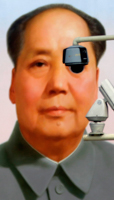 Security cameras are seen in front of a portrait of Chairman Mao Zedong in Beijing (REUTERS/Petar Kujundzic)