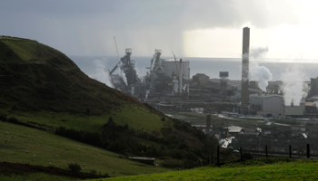 The Tata Steel plant in Port Talbot, South Wales (REUTERS/Rebecca Naden)