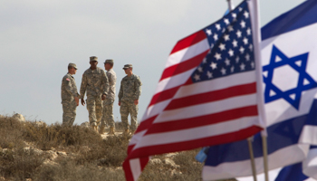 US soldiers take part in 'Austere Challenge 2012', a joint Israeli-hosted exercise (REUTERS/Ronen Zvulun)