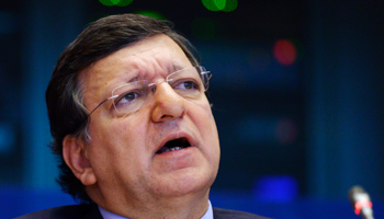 European Commission President Jose Manuel Barroso attends a debate on the EU budget in Brussels (REUTERS/Eric Vidal)