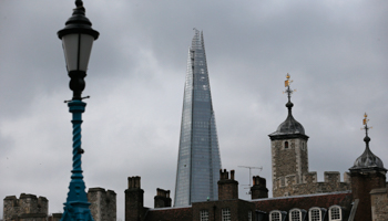 The Shard, western Europe's tallest building, is seen in London (REUTERS/Suzanne Plunkett)