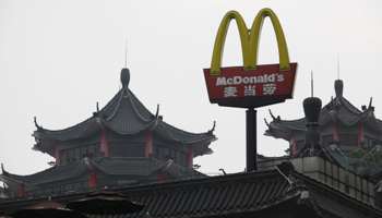 A McDonald's sign is displayed in Shenzhen (Reuters/Bobby Yip)