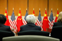 Delegates listen to opening remarks at the US-China Strategic and Economic Dialogue (Reuters/Jonathan Ernst)