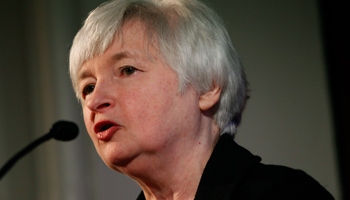 Janet Yellen speaks at the University of California Berkeley Haas School of Business (Reuters/Robert Galbraith)