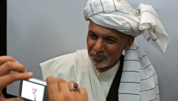 Ashraf Ghani Ahmadzai is photographed (Reuters/Omar Sobhani)