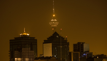 A view of Tehran's telecommunications tower (Reuters/Morteza Nikoubazl)