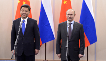 Chinese President Xi Jinping and Russian President Vladimir Putin (REUTERS/Alexei Nikolsky/RIA Novosti/Kremlin)