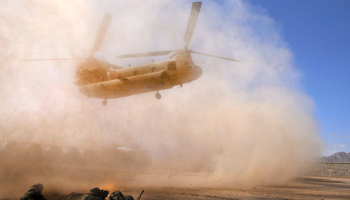 US Army soldiers prepare to board a troop transport helicopter in Afghanistan (Reuters/US Army/Sgt. Javier Amador)