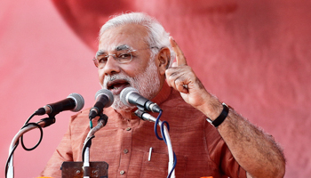 Narendra Modi, Bharatiya Janata Party's prime ministerial candidate (Reuters/Anindito Mukherjee)